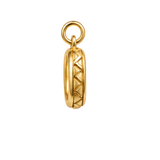 Hot dog charm, waterproof stainless steel