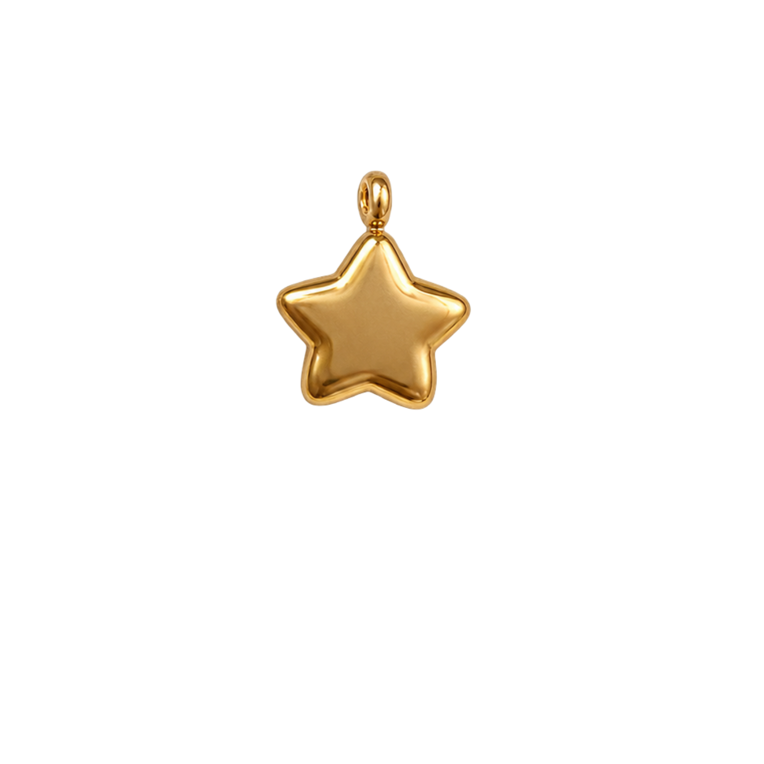 Small Star charm, waterproof stainless steel