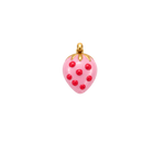 Strawberry charm, waterproof stainless steel