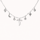 Tikkhu Girlie Charm Necklace in Silver