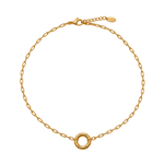 Wren Mini Carabiner Necklace, waterproof stainless steel, by Tikkhu Jewelry