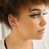 Jolie Baguette Studs