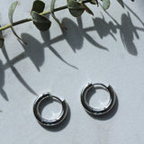 Fornida Slim Hoops Silver